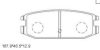 MITSUBISHI MR389570 Brake Pad Set, disc brake
